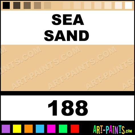 Sea Sand Synthetic Enamel Paints - 188 - Sea Sand Paint, Sea Sand Color, Aksan Synthetic Paint ...