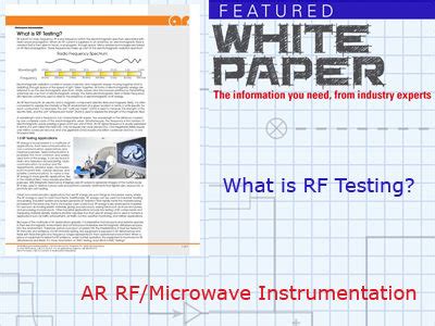 What is RF Testing? | 2021-08-15 | Microwave Journal