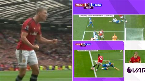 Rasmus Hojlund sees goal ruled out by VAR on full Man Utd debut vs ...