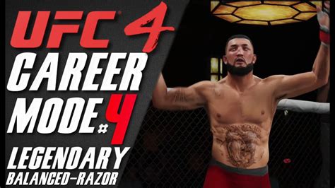 UFC 4 - CAREER MODE #4 - LEGENDARY/ Unstoppable? - YouTube