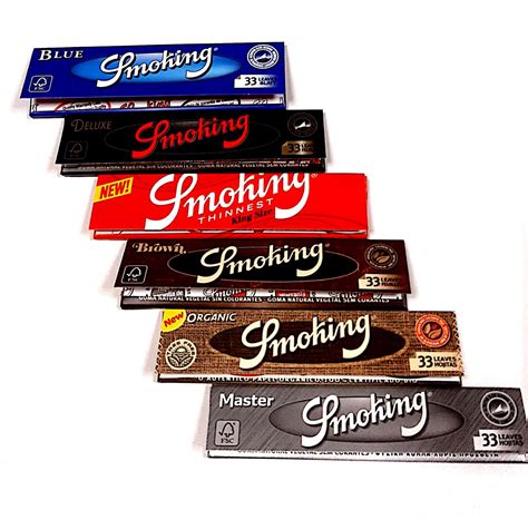 Smoking Brand King Size Blue/Brown/Deluxe Black/Master Silver/Organic ...