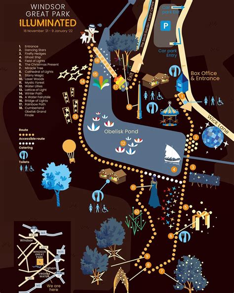 Our map! A sneak peek... - Windsor Great Park Illuminated