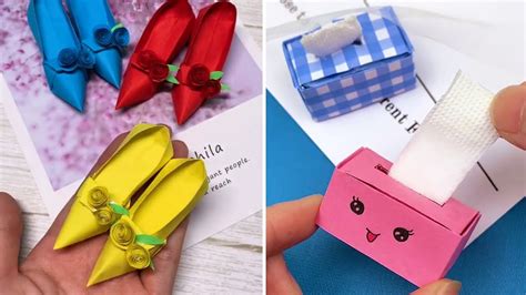 8 Easy Paper Things You can Make | DIY Paper Crafts | Unique And Simple Origami Ideas ...