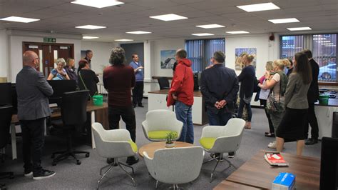 Visitors to open evening learn more about new office space at Lichfield ...