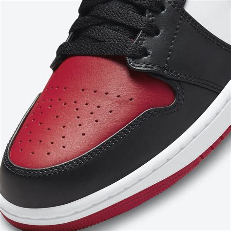 Air Jordan 1 Low Bred Toe 553558-612 Release Date | Jordans Shoes ...