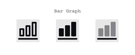 bar graph icon set 20790911 Vector Art at Vecteezy