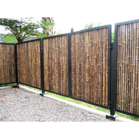 Outdoor Bamboo Privacy Screens - Foter