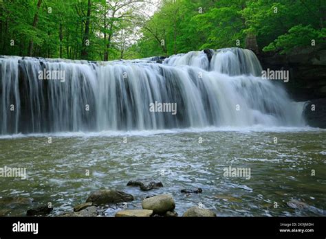 View at Brush Creek Falls - West Virginia Stock Photo - Alamy