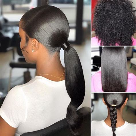 Relaxer where? ‍♀️ We can grow long, healthy hair! @keystylist Sleek ...