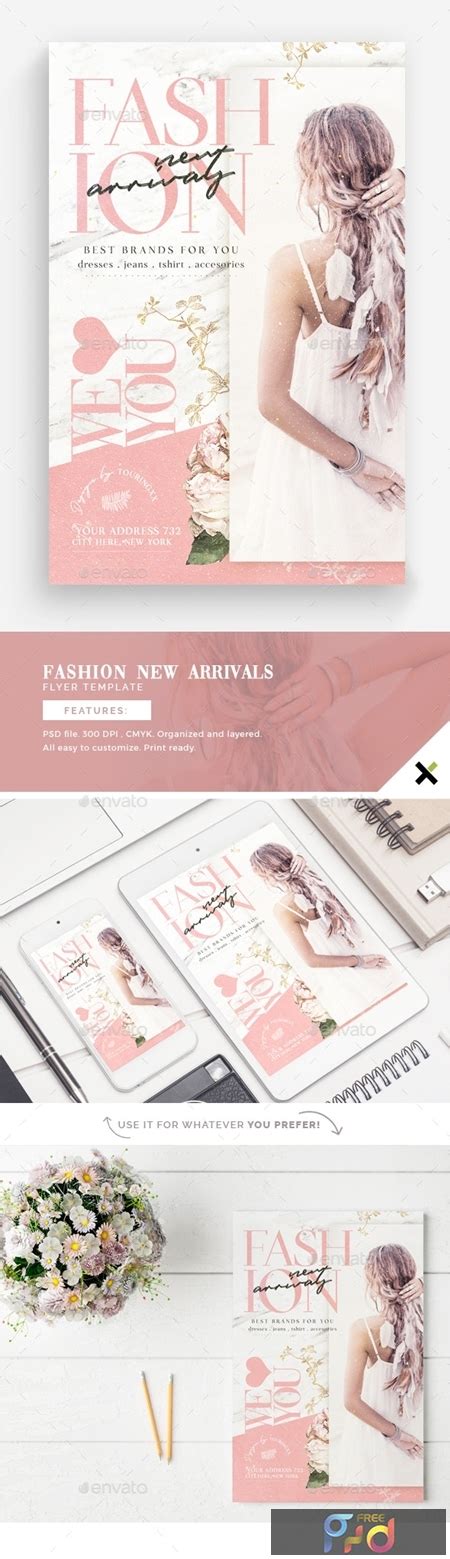 Fashion New Arrivals Flyer Template 23902684 - FreePSDvn