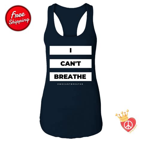 I Can't Breathe Ladies Ideal Racerback Tank | I can't breathe ...