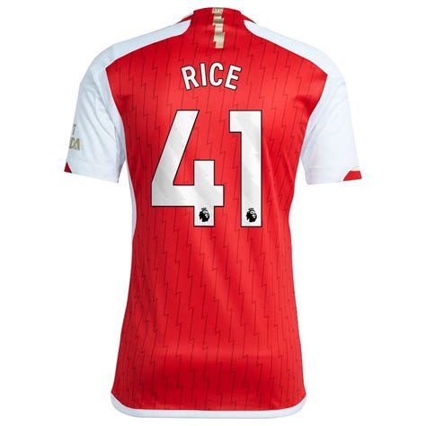 Declan Rice Arsenal Home Jersey 2023/24 – Eurosport Soccer Stores