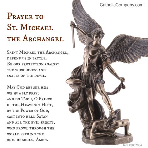 St Michael Prayer Archangel Michael Prayer Catholic P - vrogue.co