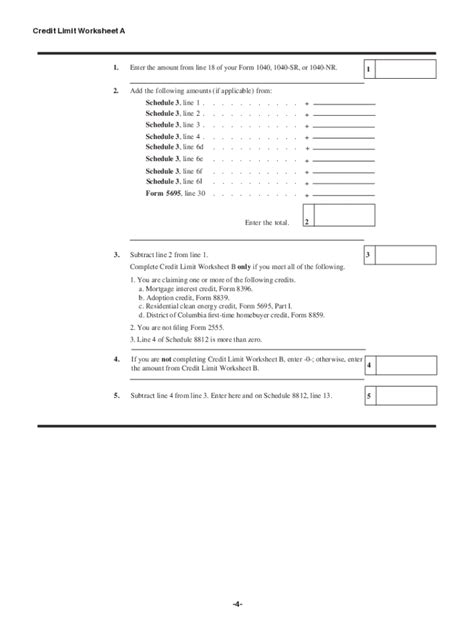 Instructions For Schedule 8812 For 2021