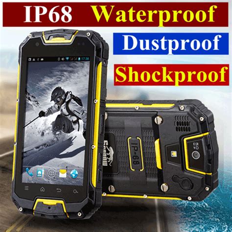 original Snopow waterproof phone M8C M8 cell mobile phone android smart ...