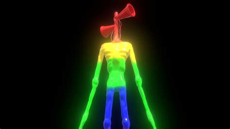 Rainbow Siren Head - Download Free 3D model by Edward Johnson 3 (@sirenhead1929) [3a1e718 ...