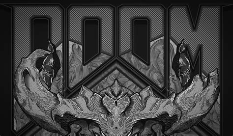 Doom fan art vintage style on Behance