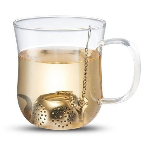 Novelty Kitchen Gadgets Stainless Steel Teapot Shaped Tea Infuser Loose ...