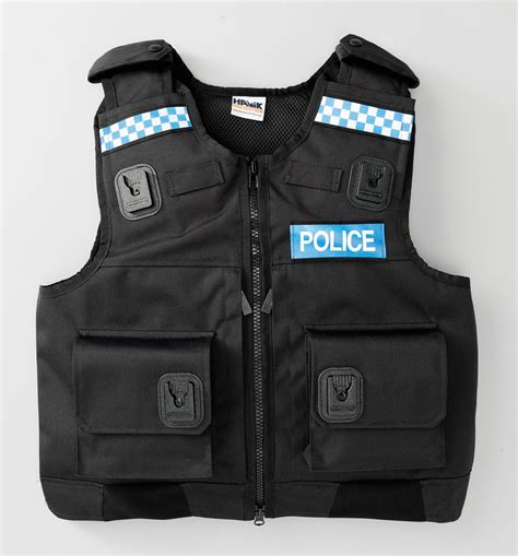 All frontline officers are equipped with stab proof vests. It is reinforced body armour designed ...