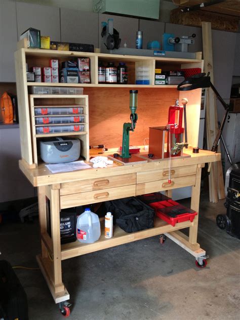 My reloading bench | Reloading bench, Woodworking bench, Reloading bench plans