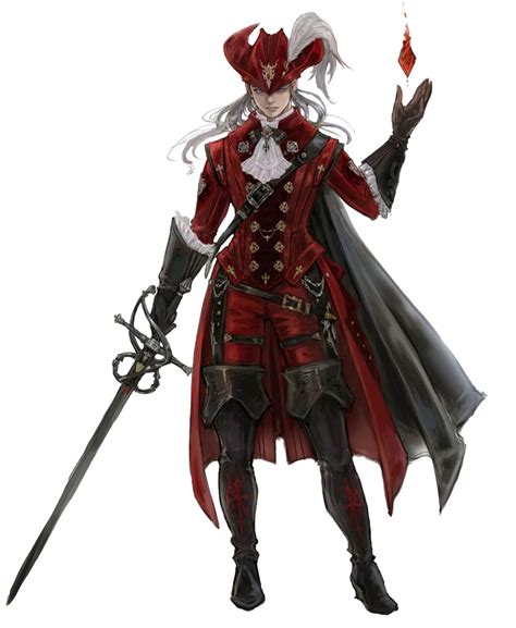 Male Red Mage Art - Final Fantasy XIV: Stormblood Art Gallery