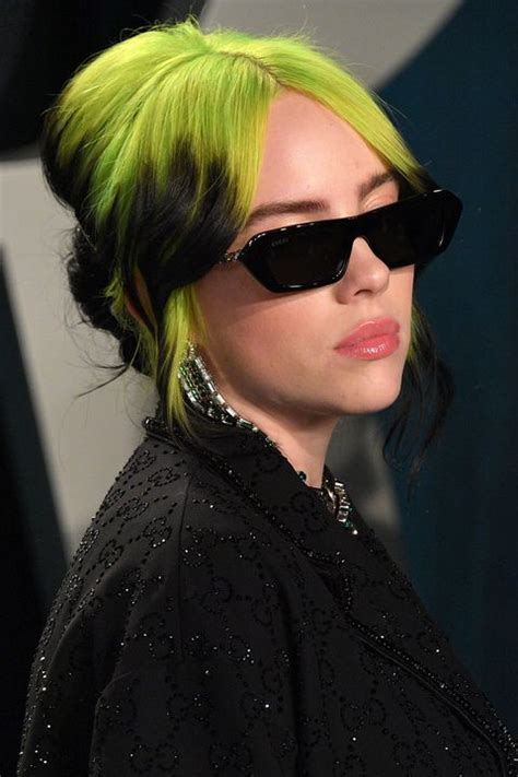 Get Your Dream Hairstyles Like Billie Eilish Green Hair - Human Hair Exim