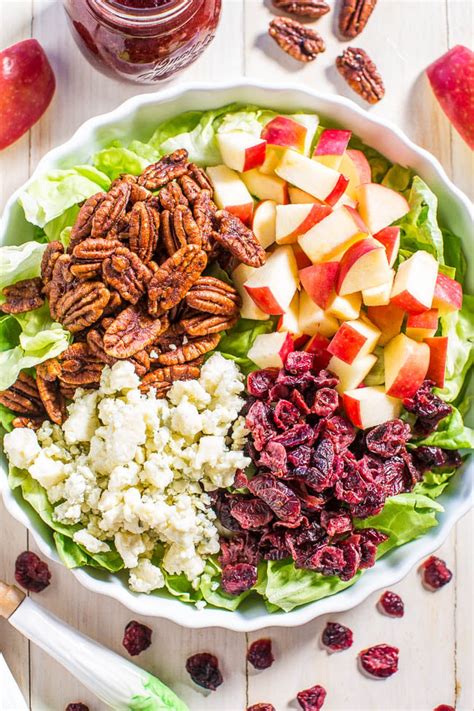 Simple Apple Cranberry Salad Recipe - Averie Cooks