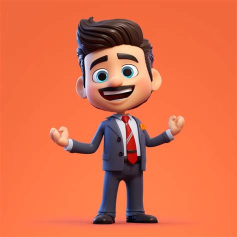 Premium Photo | 3D Businessman Character