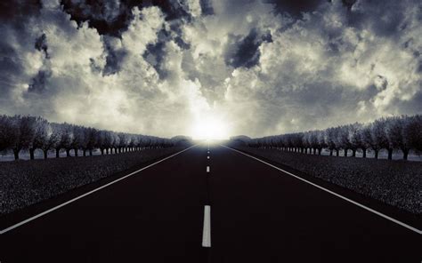 Beauty Of An Open Road wallpaper | nature and landscape | Wallpaper Better