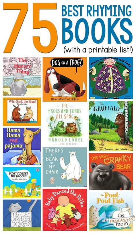 Rhyming books | Rhyming books, Kindergarten books, Toddler books