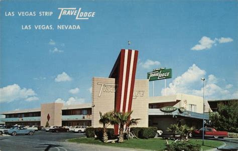 Las Vegas Strip TraveLodge Nevada Postcard