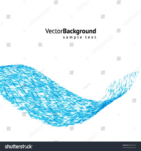 Blue Wave Vector Background Stock Vector (Royalty Free) 56624521 ...