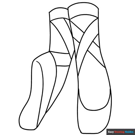 Ballet Shoes Coloring Page