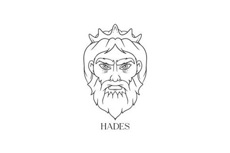 Hades Greek Mythology Drawing