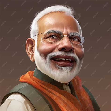 Premium AI Image | Narendra Modi Cartoon Character Narendra Modi AI