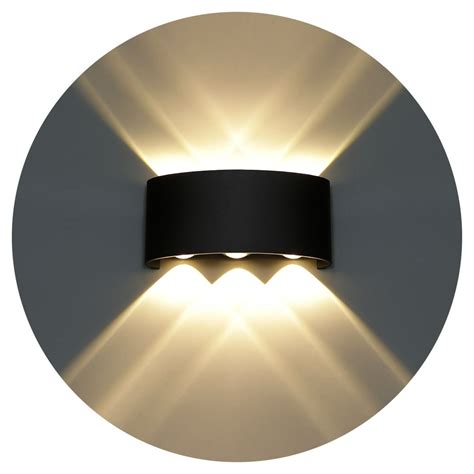 KAWELL Modern Wall Lamp LED Wall Light Up and Down Waterproof Aluminum ...