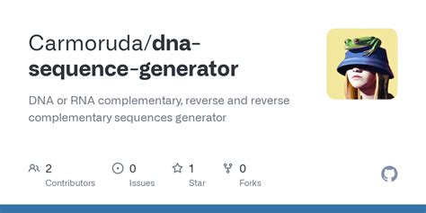 GitHub - Carmoruda/dna-sequence-generator: DNA or RNA complementary, reverse and reverse ...