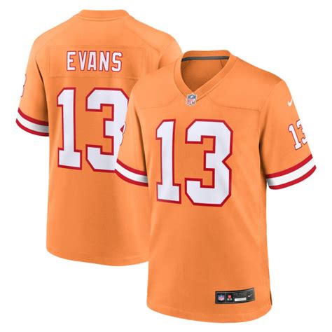 Mike Evans Tampa Bay Buccaneers 2023 Creamsicle Throwback Orange Jersey - All Stitched - athenastyle