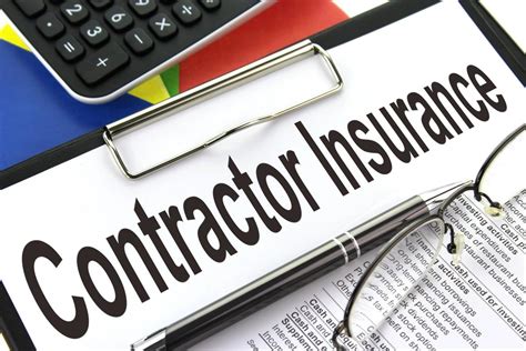 Contractor Insurance - Clipboard image