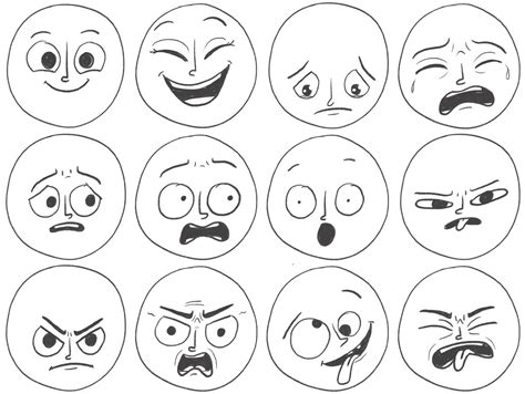 How to Draw Expressions // People Skills | Drawing expressions, Drawing cartoon faces, Basic drawing