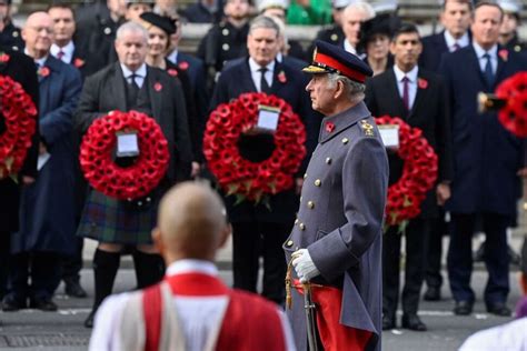 King Charles Leads Remembrance Day Silence for First Time as British Monarch