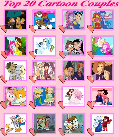 Top 20 Cartoon Couples by HorripiWebetClown on DeviantArt