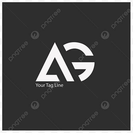 Age Clipart Transparent Background, Ag Logo Design Letter Ag Geometric Logo Design, Abstract, Ag ...
