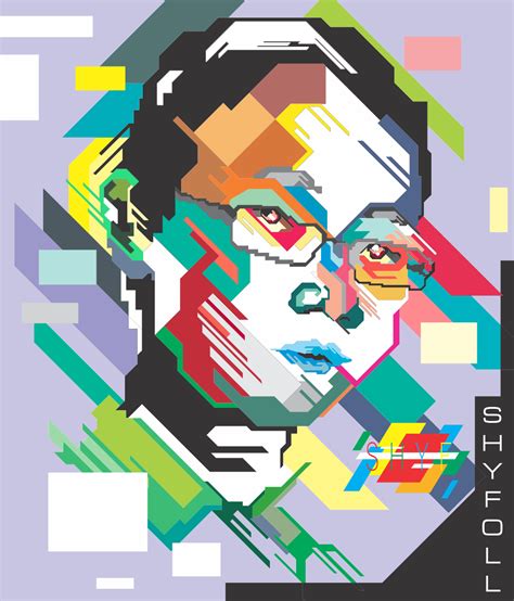 Random Face in WPAP by ShyfollMazeAlfadghar on DeviantArt