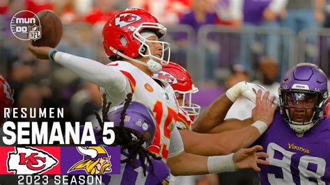 Kansas City Chiefs vs. Minnesota Vikings | Semana 5 NFL 2023 | NFL ...