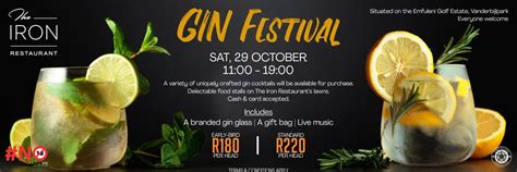 Book tickets for The Iron Restaurant Gin Festival