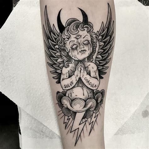 Details 74+ cherub tattoo designs best - in.coedo.com.vn