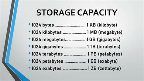 Storage Capacity | Online computer courses, Online student, Computer ...