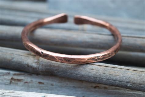 Heavy Copper Bracelet Cuff - Etsy