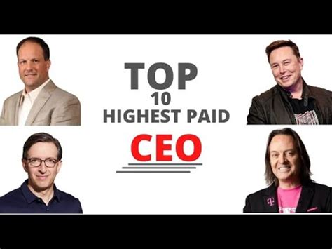 Top 10 Highest Paid CEOs 2023 in the World - YouTube